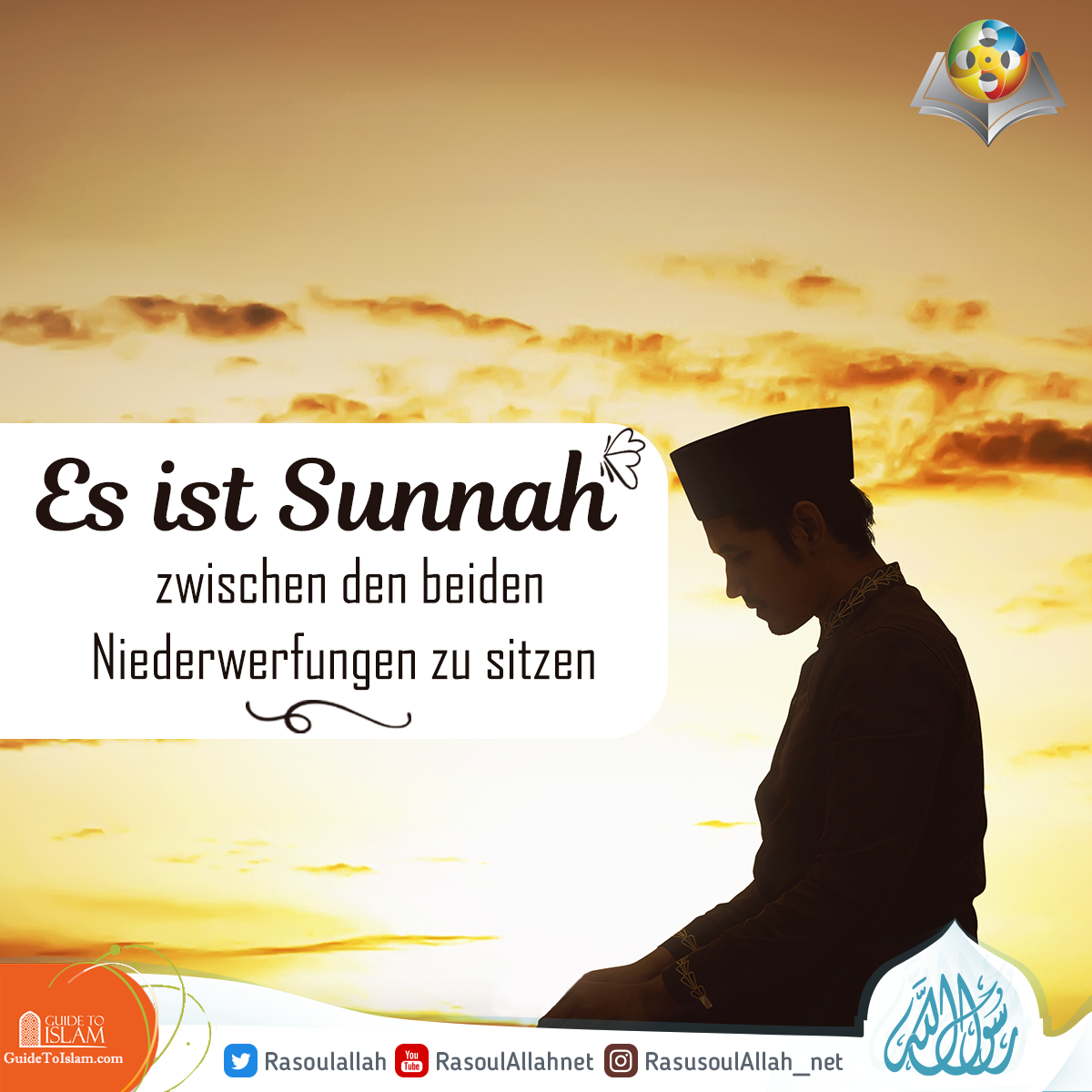 Es ist Sunnah, zwischen den beiden Niederwerfungen zu sitzen