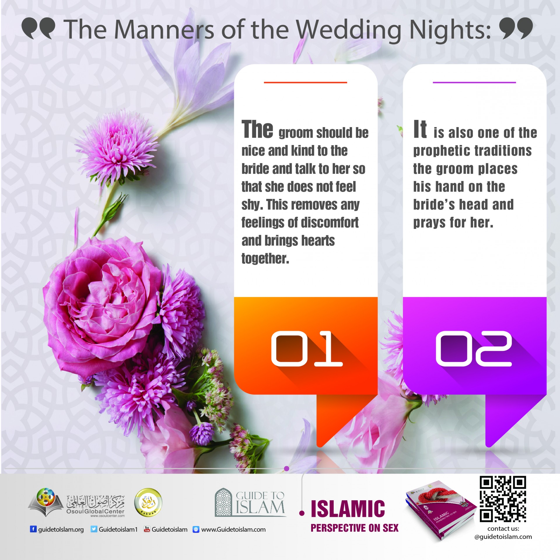 The manners of the wedding nights