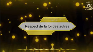 Respect de la foi des autres